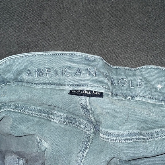 Mens Distressed American Eagle Denim Shorts 34’ - Picture 3 of 4